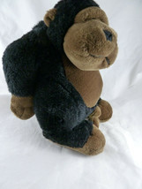 Chosun Gorilla Monkey Plush Primate Brown &amp; Black 12” Tall Firm Vintage Korea - £18.68 GBP