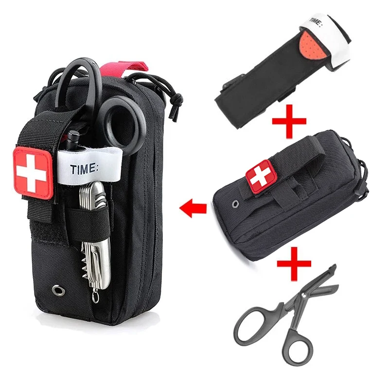 Medical Rescue EDC Pouch First Aid Kit Tactical Military Survival Trauma Kit - £21.25 GBP+