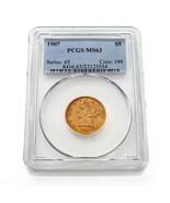 1907 Or Liberty Demi Aigle Classé Par PCGS Comme MS-63 ! Superbe Pièce de - $1,821.27 CAD
