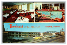 Thunderbird Motel and Restaurant in Portland, Oregon Street View Postcard - £3.86 GBP