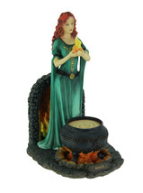 Brigid the Goddess of Hearth and Home Holding the Sacred Flame - $108.89