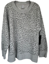 90 Degree by Reflex Women&#39;s Animal Print Active Pullover Top Sz XL Leopa... - £15.54 GBP