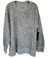 90 Degree by Reflex Women&#39;s Animal Print Active Pullover Top Sz XL Leopa... - $27.13 CAD