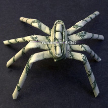 SPIDER Money Origami Dollar Bill Art Tarantula Insect Animal Cash Bank Note - $24.95