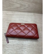 Kate Spade Red Quilted Leather Wallet - $40.62 CAD