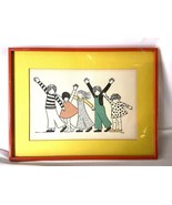 Vintage Friends Playing Children Art Print Decor by Corso 16” wide by 12... - £21.87 GBP