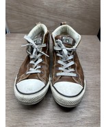 Converse Chuck Taylor All-Star Street Mid Men&#39;s 9 Pinecone Brown Leather - $40.55 CAD