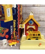 Vintage 1988 Fisher Price Little People School COMPLETE w/ BOX #2550 Pla... - $183.75