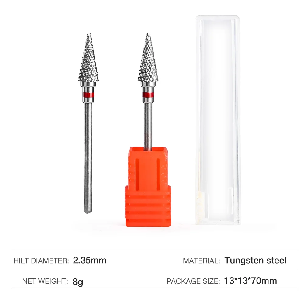 Sporting Tungsten Carbide Nail Drill Bit Nail Cutter for Manicure Electric Nail  - £24.04 GBP