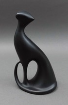 Royal Dux Bohemia Czechoslovakia Vintage MCM Black Porcelain Cat Figurin... - £159.27 GBP