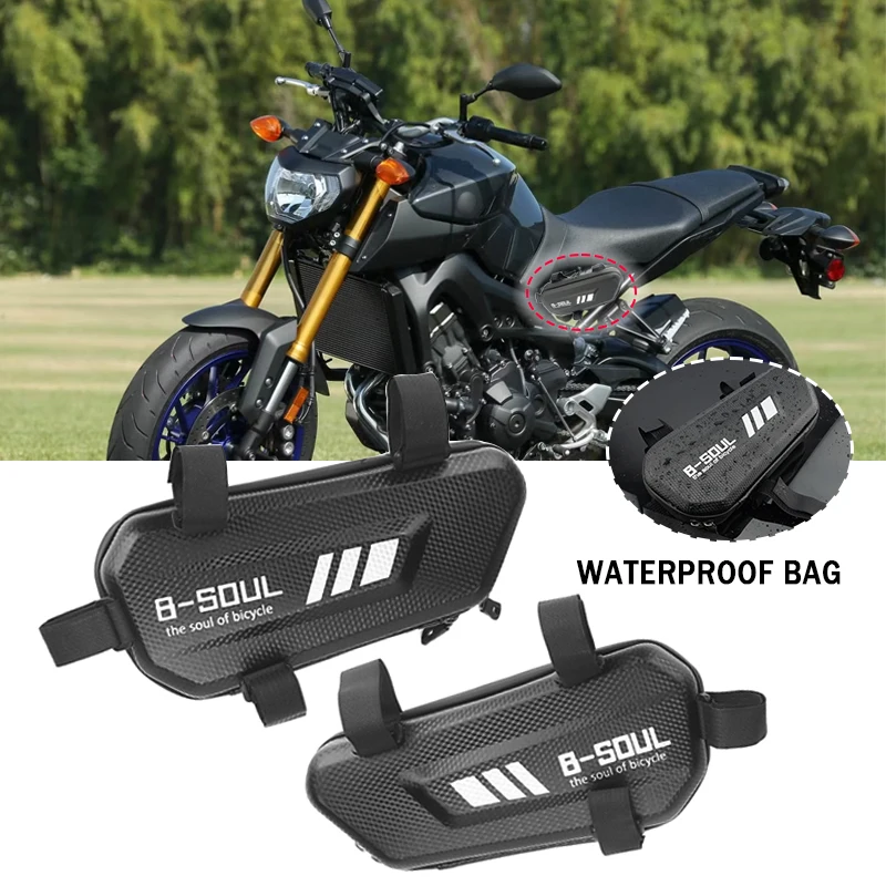 Motorcycle Tool Bag Waterproof Hard Shell Triangle Side Case Bag For YAMAHA MT03 - £16.09 GBP+