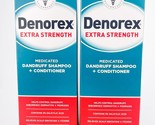 Denorex Extra Strength Dandruff Shampoo Conditioner 10 Oz Ea Lot of 2 BB... - $58.00