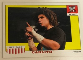 Carlito WWE Topps Heritage Wrestling Trading Card 2008 #7 - $1.98