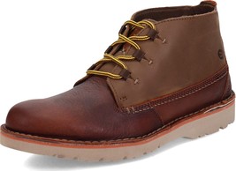 Clarks Men&#39;s Eastford Mid Chukka Boot Dark Tan Combination 12 - £68.82 GBP