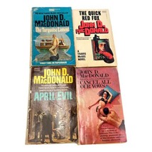 Travis McGee April Turquoise Quick Vows John D MacDonald Lot 4 PB Books Vintage - $32.62