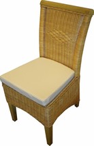 White leather chair cushion pad cover with ties / dining seat pad Cover #12 - $69.30+