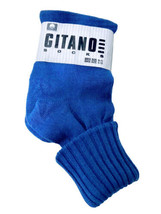 Gitano Vintage 1991 Womens Size 9-11 Navy Mid Calf Turn Cuff Socks Style# 470 - £12.54 GBP