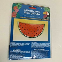 Inflatable Watermelon Slice 24&quot; x 11.25&quot; Party Decor New   - $5.94