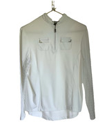 Vintage Jamie Sadock White Golf Shirt Lightweight Long Sleeve SZ S - $343.34 MXN
