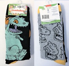 Rugrats Cartoon Nickelodeon Crew Socks 2 Pair Size 6-12 New With Tag - £6.04 GBP