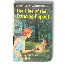 Nancy Drew #39 The Clue of the Dancing Puppet 1st Ed 1962 Vintage Hardcover  - £11.75 GBP