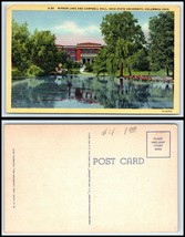 OHIO Postcard - Columbus, Ohio State University, Campbell Hall Mirror Lake F48 - $2.96