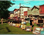 Summer Art Shows Leavenworth Washington WA UNP Dexter Press Chrome Postc... - $6.88