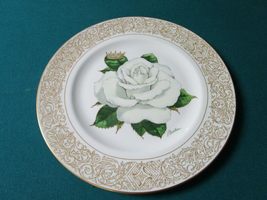 Boehm Collector Plates Flowers Roses Compatible with Princess Diana, Love Rose T - $63.70