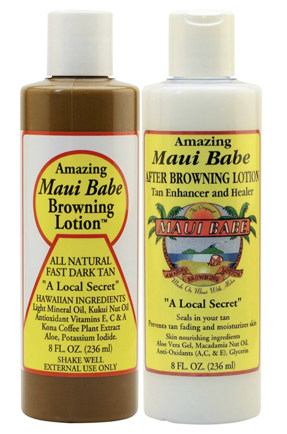 Maui Babe Before and After Sun Care Pack – Browning and After-Sun Lotion Duo