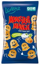 Lorenz Bahlsen Monster Munch Ghosts Chips: Sour Cream & ONION-FREE SHIPPING- - £6.45 GBP