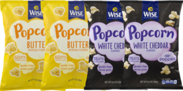 Wise Foods Butter &amp; White Cheddar Air Popped Popcorn Variety 4-Pack - $31.63