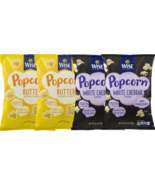 Wise Foods Butter &amp; White Cheddar Air Popped Popcorn Variety 4-Pack - £24.78 GBP