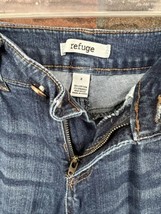 Blue Stretch Jeans Size 2 Distressed Skinny Jegging Denim Holes Refuge - £5.97 GBP