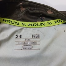 UNDER ARMOUR Fitted Men's 1/4 Zip Green Long Sleeve Pullover T-Shirt Size Large image 3