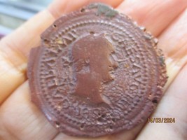 Ancient Ae Sestertius / Medallion Galba Rare , Very Corroded - £100.22 GBP