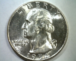 1954 Washington Quarter Uncirculated Unc. Nice Original Coin From Bobs Coins - $14.00