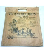 VICTOR RECORDS Printed Paper Bag 78 RPM 1940s - £15.17 GBP