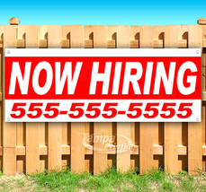 Now Hiring W/ Phone Number Advertising Vinyl Banner Flag Sign Many Sizes Usa - $27.52+