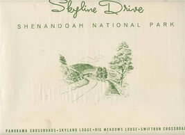 Skyline Drive Shenandoah National Park Placemat Panorama &amp; Swiftron Crossroads  - £14.32 GBP