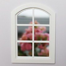 AirAds Dollhouse 1:12 Scale Miniature Window Frame Panel window white painted - £5.57 GBP