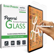 amFilm 2-Pack PAPERed Glass Screen Protector compatible with iPad Pro 11... - £20.43 GBP
