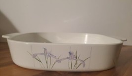 Corning Ware 2.5 Liter Shadow Iris Casserole Square Baker A-10-B Pyrex No Lid - £29.18 GBP