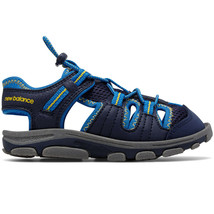 NEW BALANCE Big Boys Navy Adirondack Sandals Bungee Outdoor Hiking 6 UK - £20.58 GBP