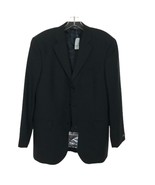 NWT Mens Size 40 LONG 40L Brooks Brothers 346 Black Stretch Wool Blazer ... - £50.09 GBP