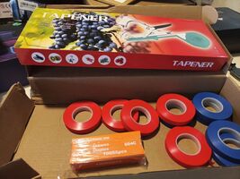 Plant Tying Machine, Lightweight Gun 20 Rolls Tape 1000 Staples Vine Gar... - €16,94 EUR