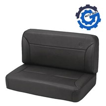 New Bestop Black Denim Trailmax II Fixed Rear Bench for 1955-1995 Jeep 3... - $349.95