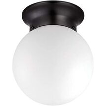 Westinghouse Lighting 6684000 1-Light Porch Black with White Globe - $40.93 CAD