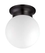 Westinghouse Lighting 6684000 1-Light Porch Black with White Globe - $40.93 CAD