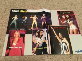 Spice Girls Backstreet Boys teen magazine poster clipping Bop 90&#39;s Mel B... - $4.00