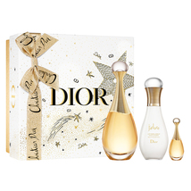 Christian Dior J'adore Perfume 3.4 Oz Eau De Parfum Spray 3 Pcs Gift Set image 2